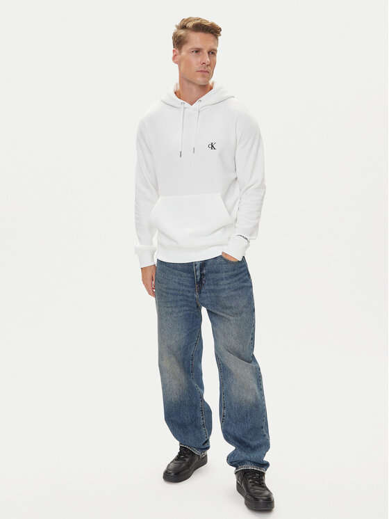 Calvin Klein Jeans Calvin Klein Jeans Pulóver J30J315713 Ekru Regular Fit