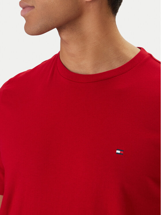 Tommy Hilfiger Tommy Hilfiger T-Shirt Ess Seasonal MW0MW39995 Czerwony Regular Fit
