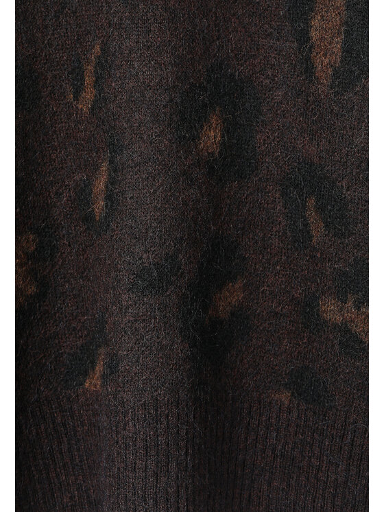 TATUUM TATUUM Sweter LEOPARD Kolorowy Classic Fit