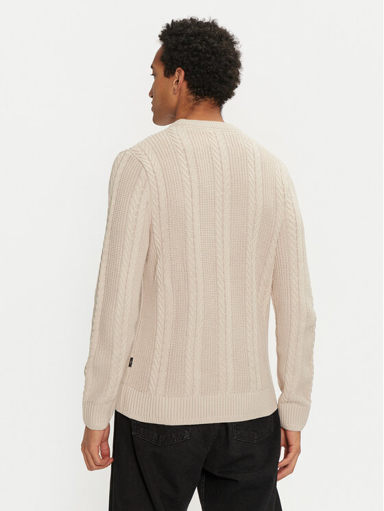 Jack&Jones Jack&Jones Пуловер 12261436 Бежов Regular Fit