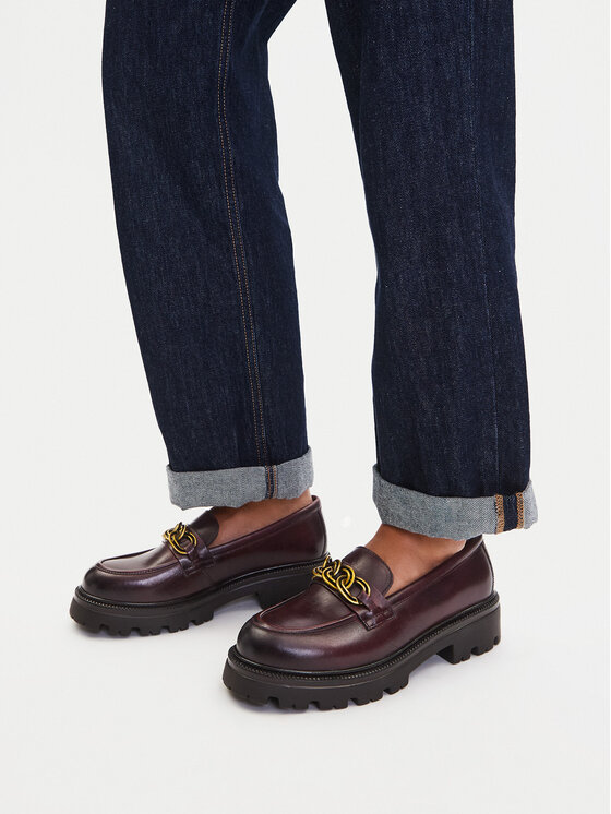 Lasocki Lasocki Loaferice CEO-WI33-CSA538-SANDY-43 Tamnocrvena