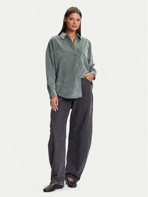 Vero Moda Vero Moda Πουκάμισο Sanne 10317194 Πράσινο Oversize