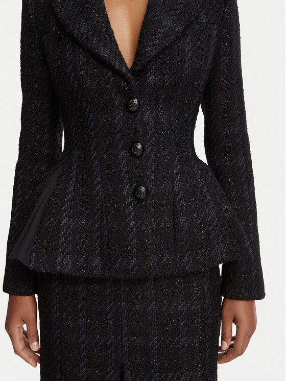 Elisabetta Franchi Elisabetta Franchi Sakoi GI-288-67E2-V960 Crna Slim Fit