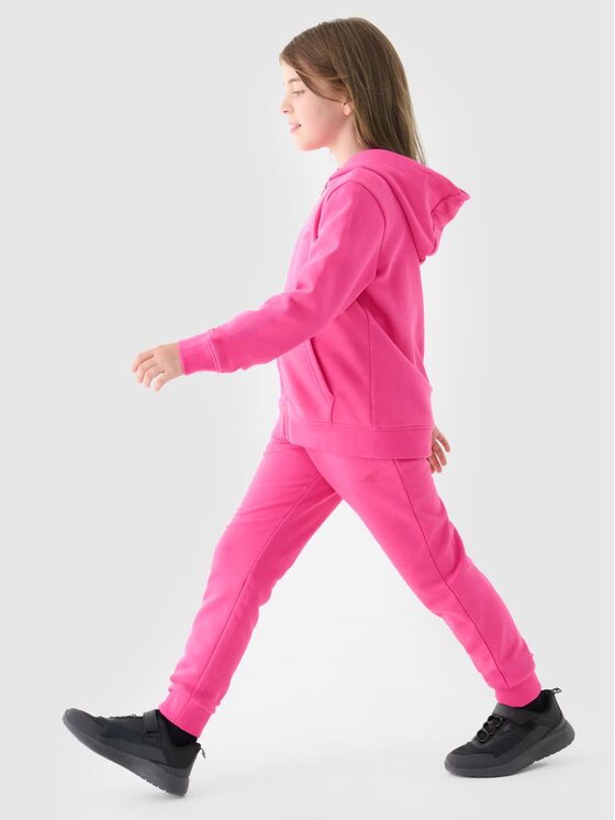 4F 4F Pantaloni da tuta 4FJWMM00TTROF0828-55S Rosa Regular Fit