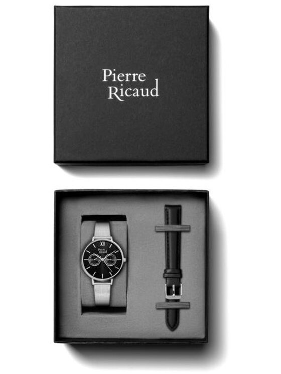 Pierre Ricaud Pierre Ricaud Zegarek P22110.5164QF-SET Srebrny