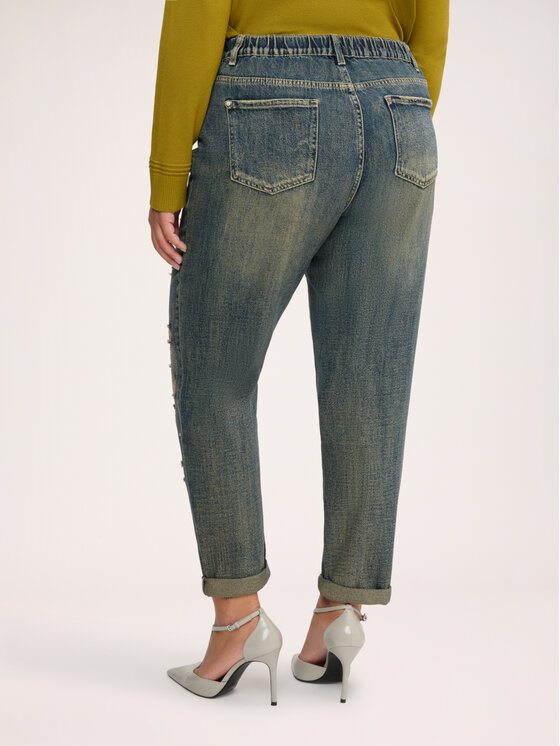 Fiorella Rubino Fiorella Rubino Jeansy P40BT005450N024 Niebieski Boy Fit
