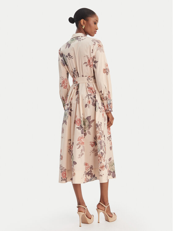 Marella Marella Рокля тип риза Formica 2613221161 Бежов Regular Fit