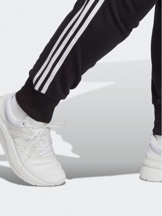 adidas Essentials 3 Stripes French Terry Cuffed Joggers Plus Size IB8745 Slim Fit Modivo.ua