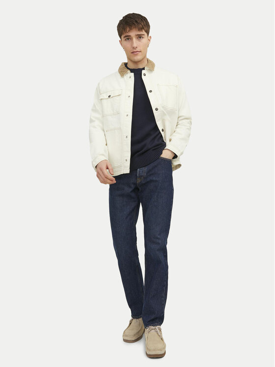 Jack & Jones Jack & Jones Jeansy Chris 12237276 Granatowy Relaxed Fit