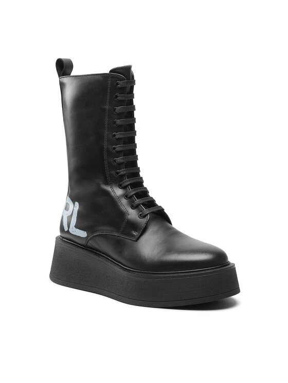 KARL LAGERFELD KARL LAGERFELD Trzewiki KL42475 Czarny