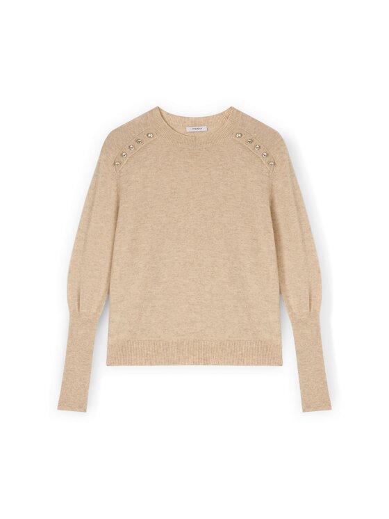 Motivi Motivi Maglione M551W003654N002 Crema Regular Fit