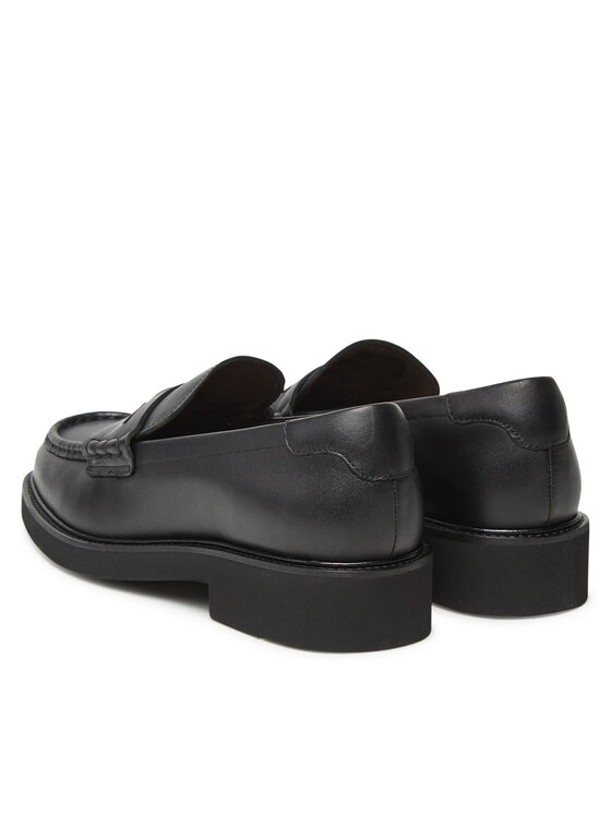 Tommy Hilfiger Tommy Hilfiger Mocasini Crest Squarish Toe Penny Loafer FW0FW08633 Negru