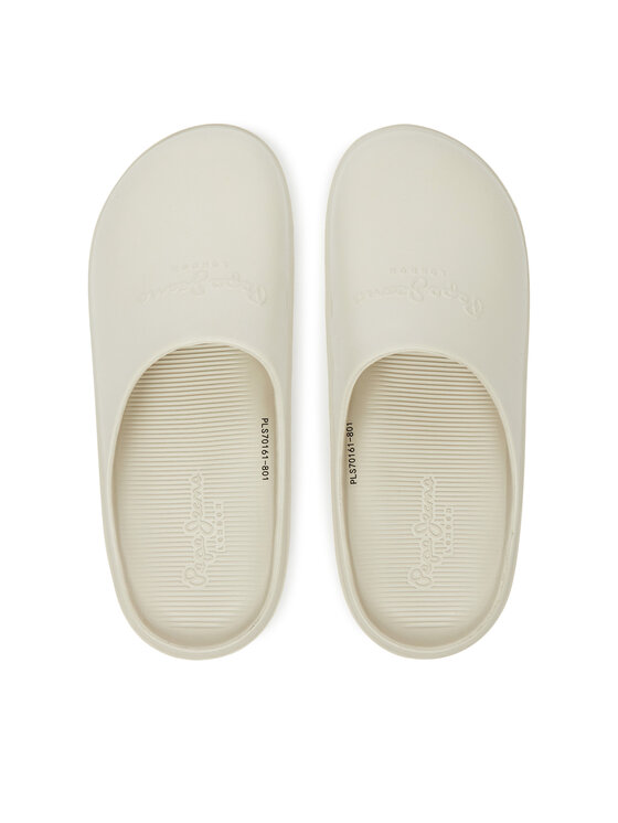Pepe Jeans Pepe Jeans Klapki Sun Beach PLS70161 Biały