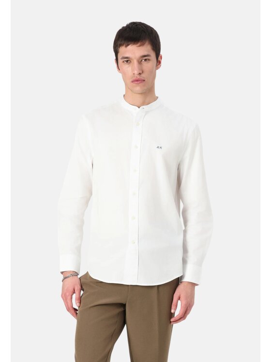 SUN68 SUN68 Camicia q-roa-35791 Bianco Regular Fit