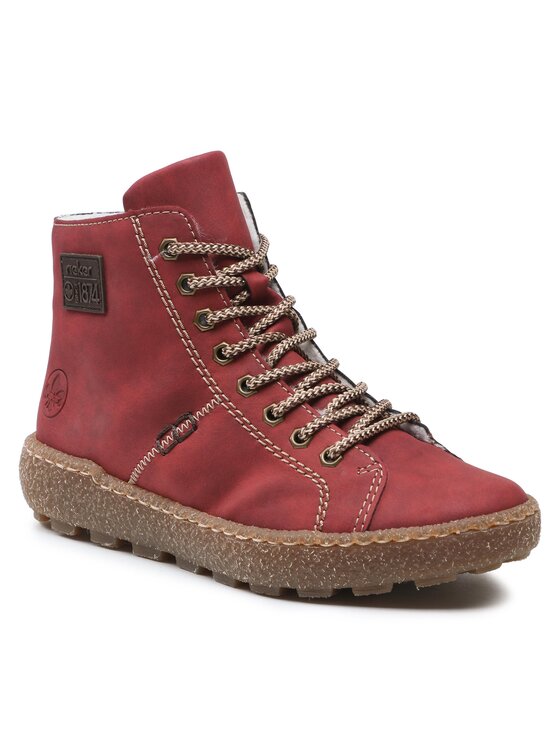 Bottes rieker online rouge