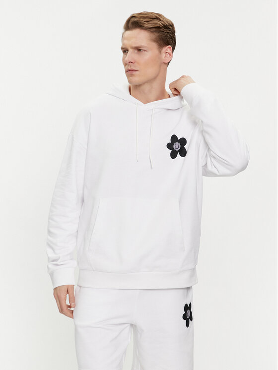 Hugo Mikina Nolumbine 50515648 Biela Relaxed Fit