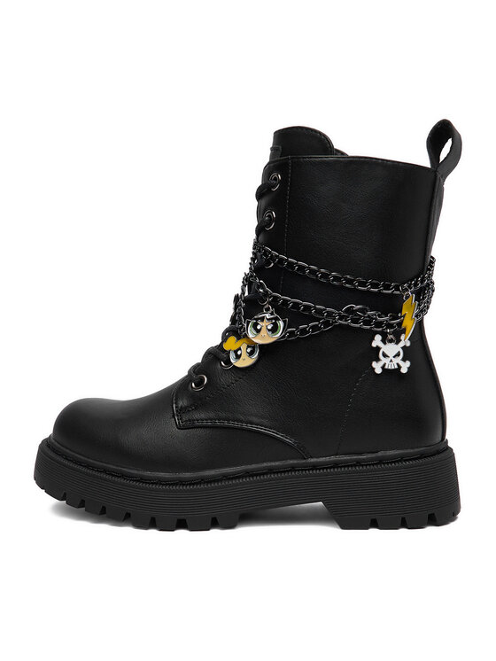 Powerpuff Girls Powerpuff Girls Черевики AW23-127WBPPG Чорний