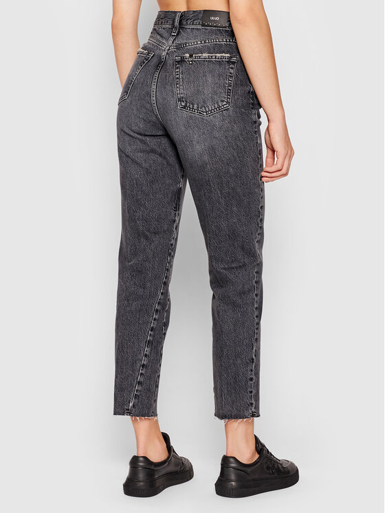 Liu Jo Džinsai UF1084 D4265 Juoda Mom Fit • Modivo.lt