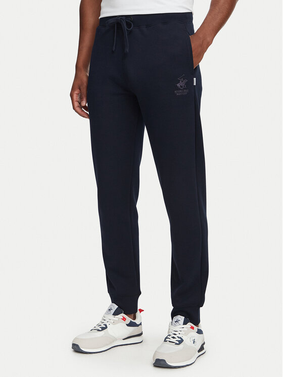 Beverly Hills Polo Club Pantaloni trening M6340B Bleumarin Regular Fit