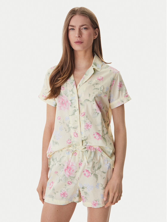 LAUREN RALPH LAUREN LAUREN RALPH LAUREN Pyžamo ILN12493 Žlutá Regular Fit