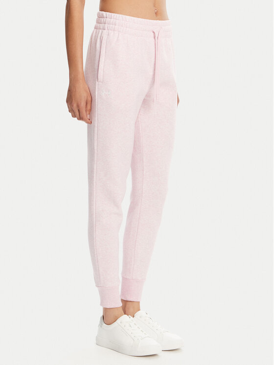 Damskie Spodnie dresowe Under Armour, Rozmiar XS, Różowe, Ua Rival Fleece Jogger 1379438