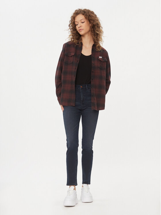 Wrangler Wrangler Jeansy Kourt 112342857 Granatowy Skinny Fit