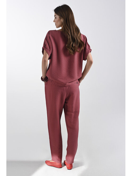 Femestage Femestage Dámske nohavice Femestage AB BASE TRU2060-004 Ružová Regular Fit