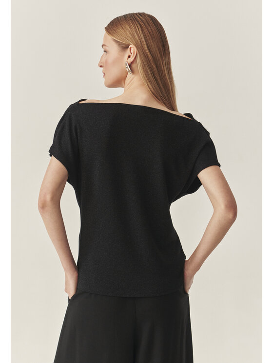 TATUUM Tatuum Bluzka BULAN 2 Czarny Loose Fit