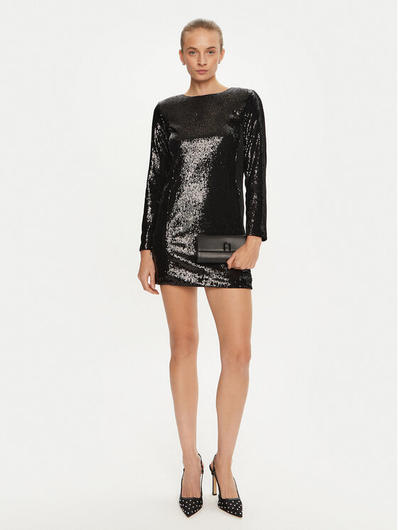 Marella Marella Abito da cocktail Orda 2423626122 Nero Slim Fit