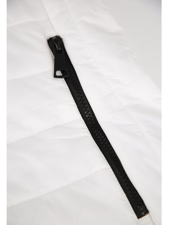 Volcano Volcano Bezrękawnik V-HARMONY Biały Regular Fit