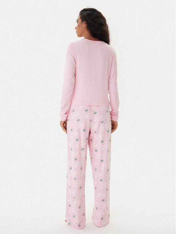 Juicy Couture Juicy Couture Pyžamo JCLPJ225502 Růžová Regular Fit