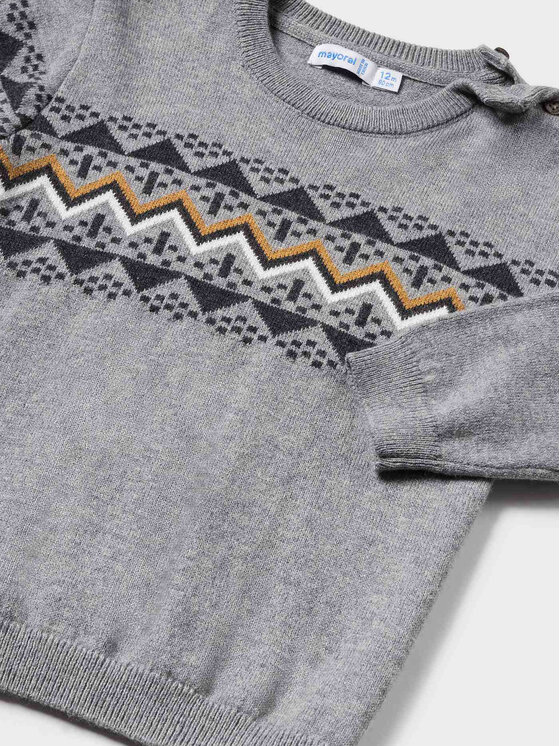Mayoral Mayoral Completo pullover e pantaloni di tessuto 2.544 Marrone Regular Fit