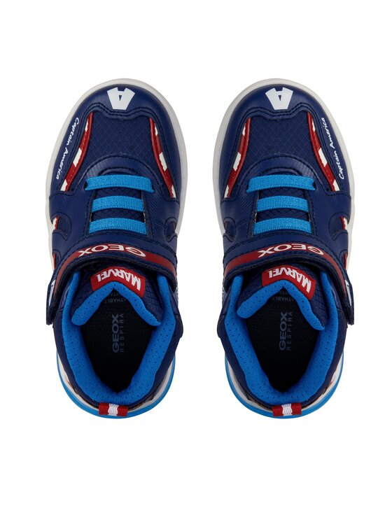 Geox Geox Sneakersy MARVEL J Grayjay Boy J369YC 0FU50 C0735 S Granatowy