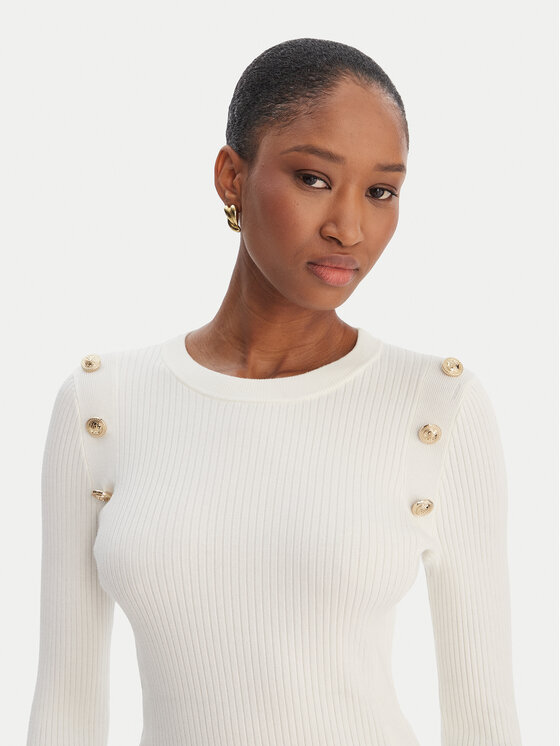 Guess Guess Pullover W6RR58 Z2YK2 Écru Regular Fit