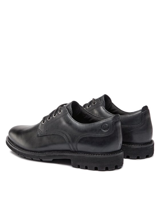 Clarks Clarks Туфлі Batcombe Tie 261734347 Чорний