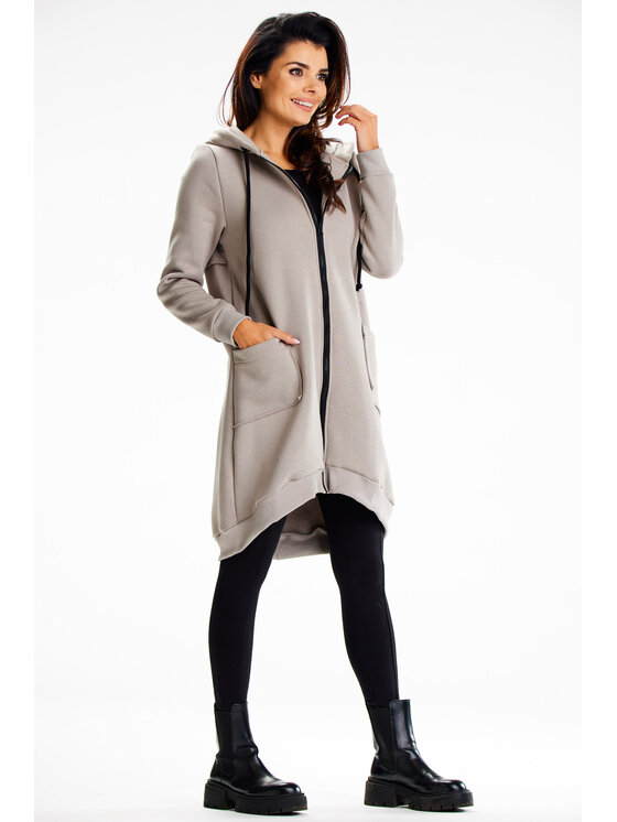 Infinite You Infinite You Mikina M334 Šedá Basic Fit