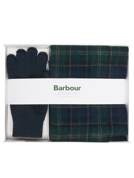 Barbour Barbour Súprava šál a rukavice MGS0018NY91 Tmavomodrá