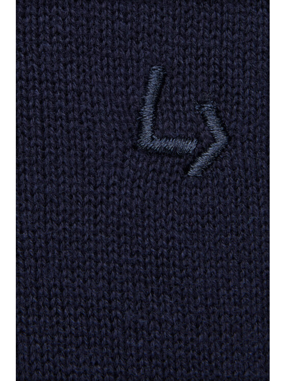 Lancerto Lancerto Sweter Lenny SW073223000029 Granatowy Regular Fit