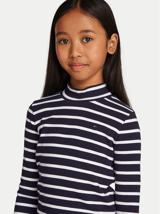 Tommy Hilfiger Tommy Hilfiger Blúz KG0KG08174 Sötétkék Regular Fit