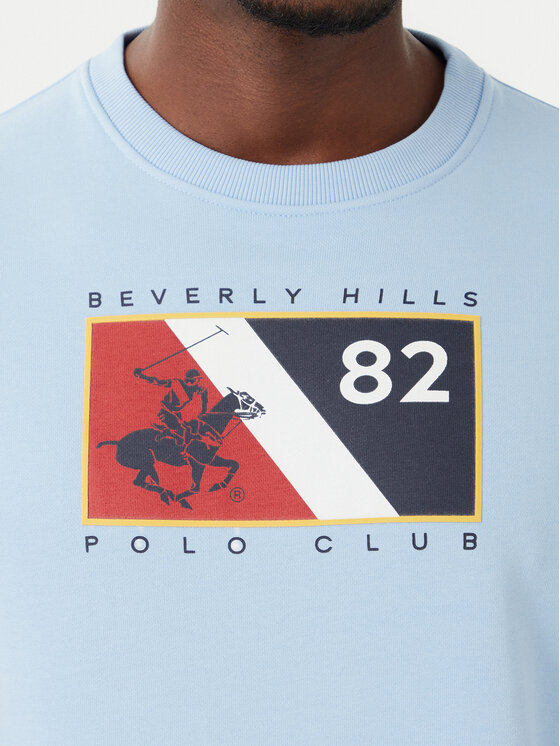 Beverly Hills Polo Club Beverly Hills Polo Club Sweatshirt M6339T Hellblau Regular Fit