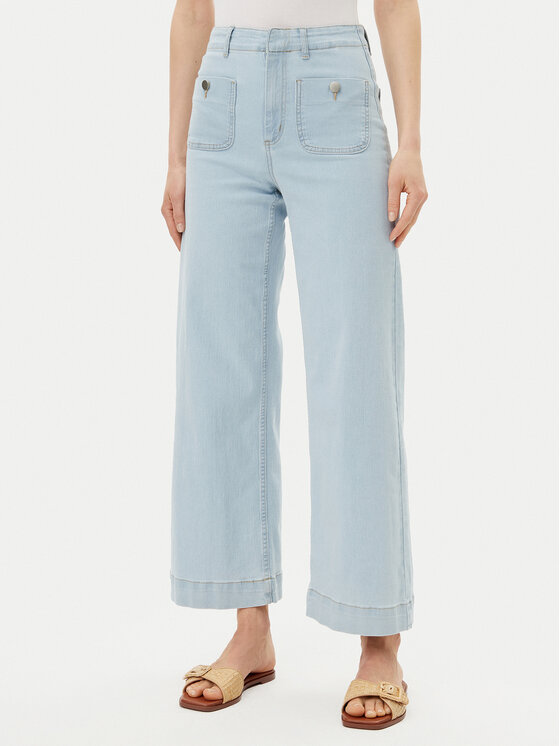 Vero Moda Jeans Kayla 10328192 Blu Wide Leg, taglia : 29_30