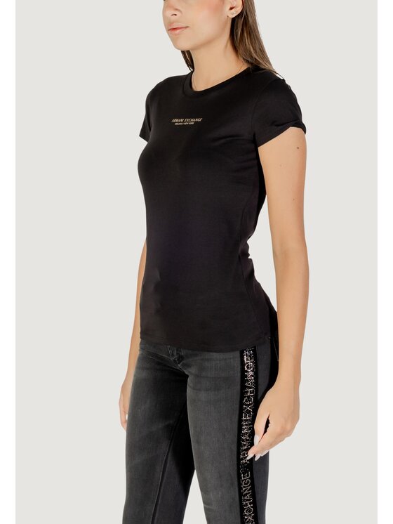 Armani Exchange Armani Exchange T-shirt XW001455 AF10356 Nero Casual Fit