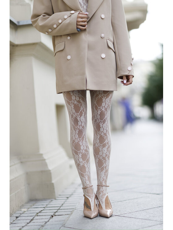 LilaLou LilaLou Legíny Sophia Béžová Slim Fit