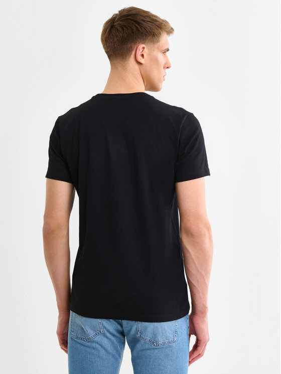 BIG STAR BIG STAR T-Shirt BRUNO Czarny Basic Fit