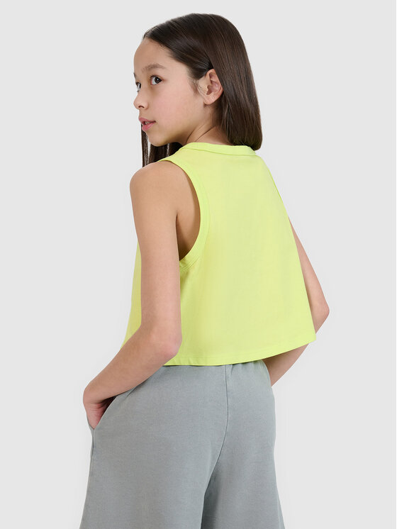 4F 4F Tank top SWELLS OF THE OCEAN Zielony Oversize