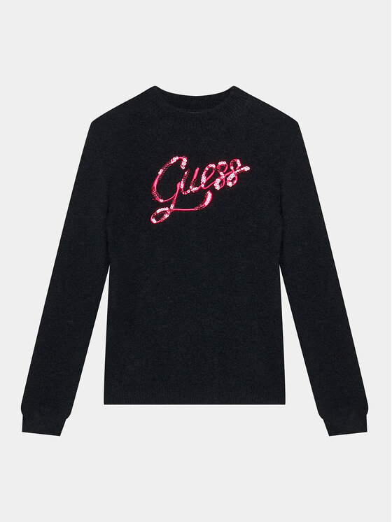 Guess Guess Πουλόβερ J3BR06 Z2YA0 Μαύρο Regular Fit