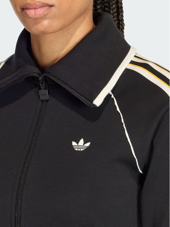 adidas adidas Bluza SLIM FITTED FIREBIRD Czarny Slim Fit