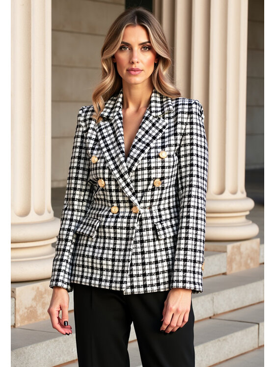 FIGL FIGL Marynarka M1130 Czarny Regular Fit