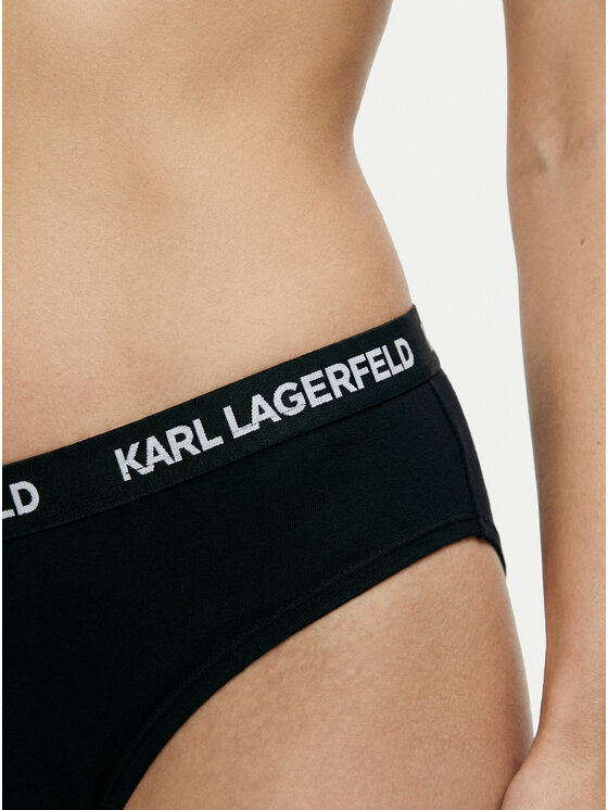 KARL LAGERFELD KARL LAGERFELD Set bikini gaćica﻿ B1W47033 Crna