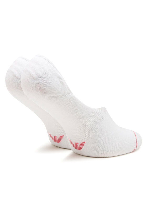 Emporio Armani Emporio Armani 2er-Set Damen Sneakersocken 292315 4R227 00010 Weiß